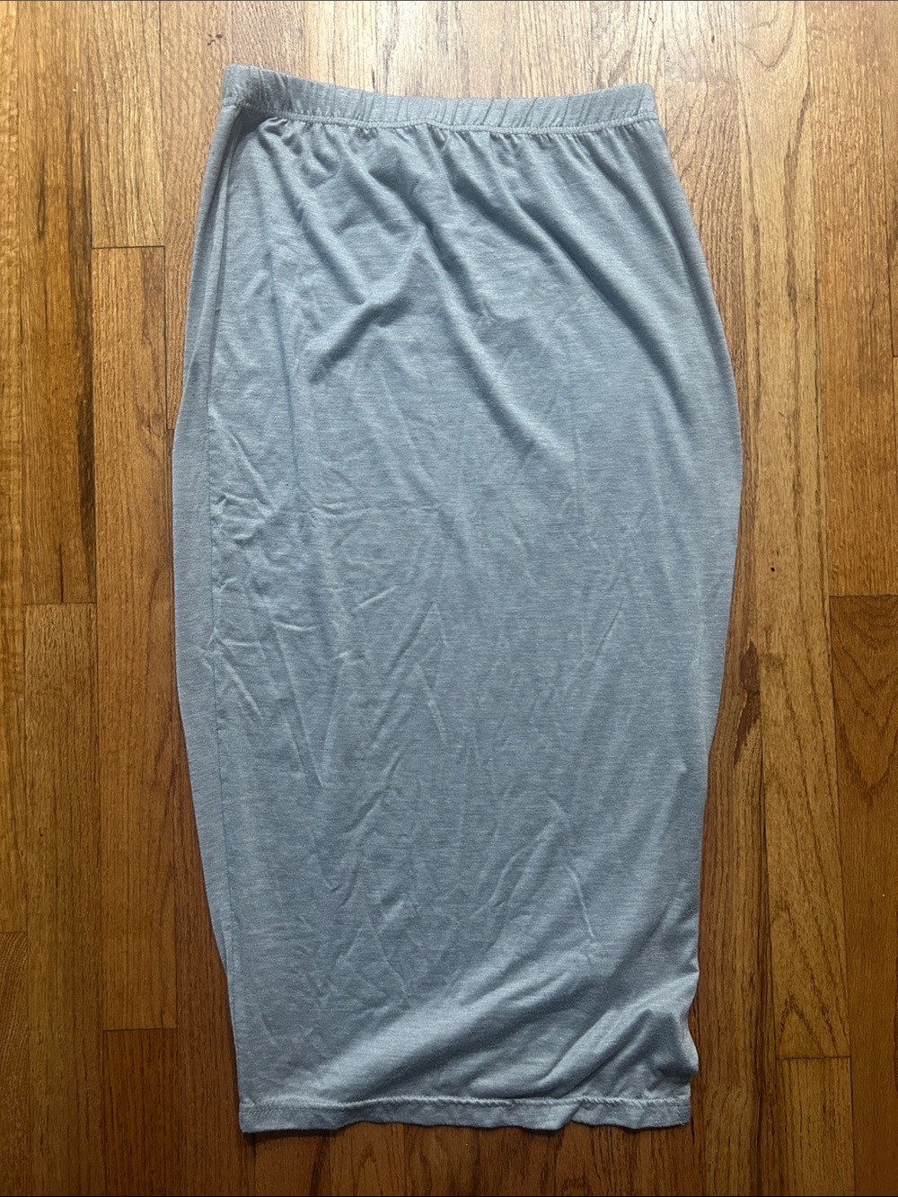 Missguided Light Gray Midi Skirt sz 8